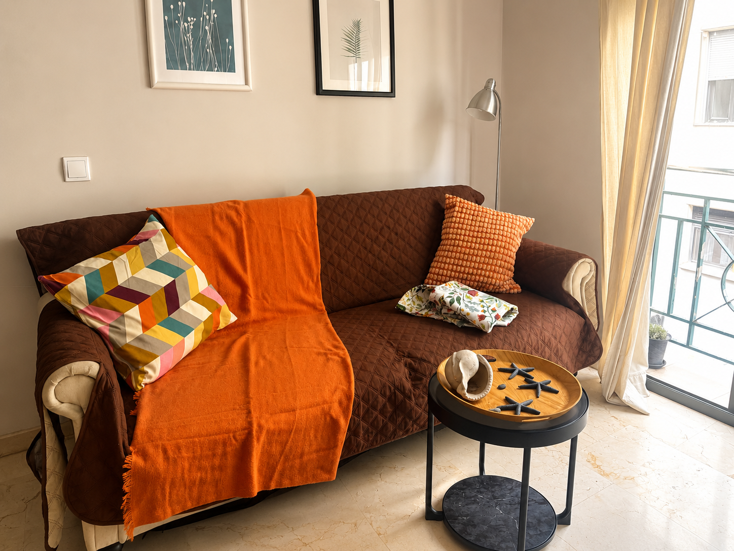 Sofa and living room details