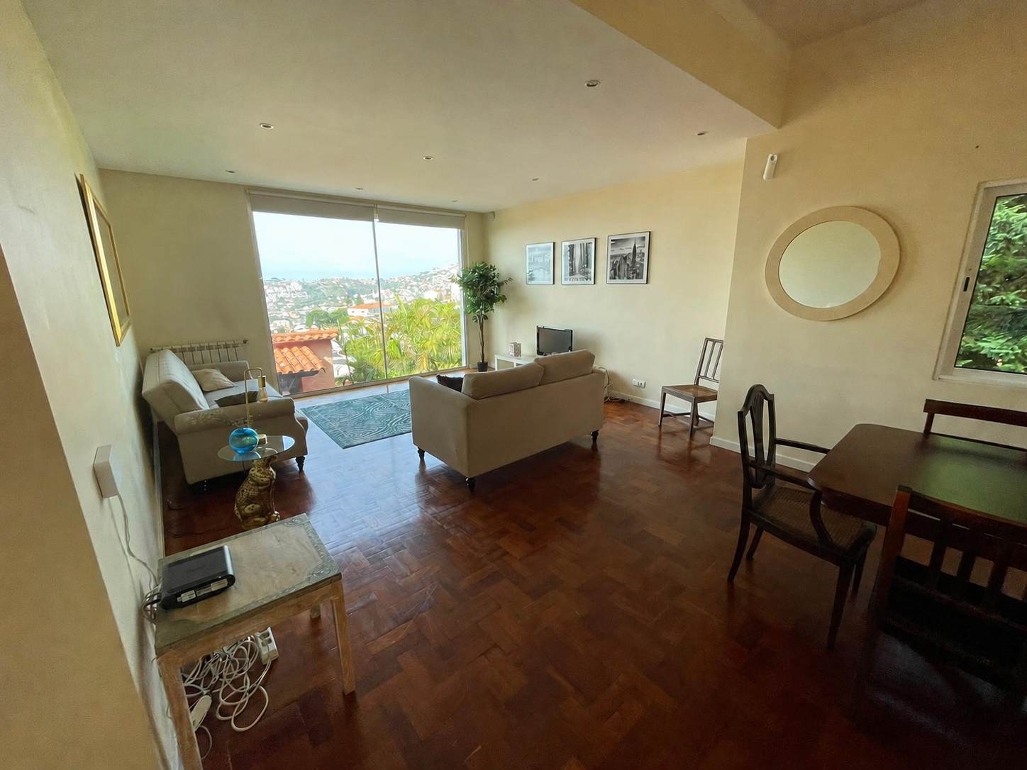 Living room overlooking Funchal